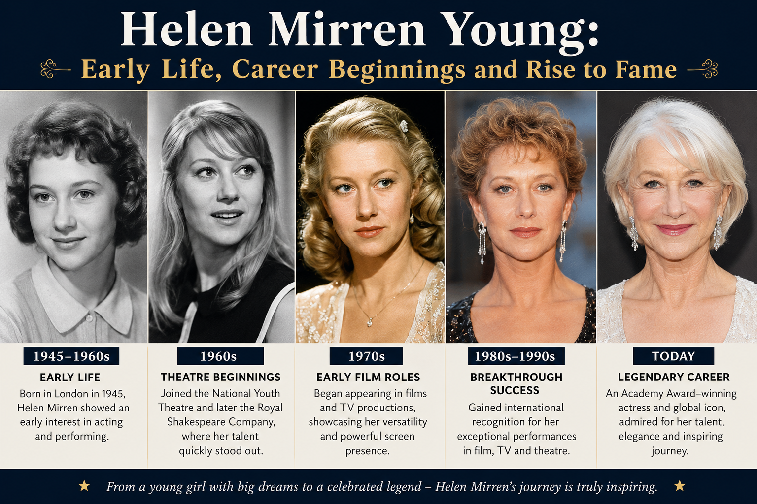 helen mirren young