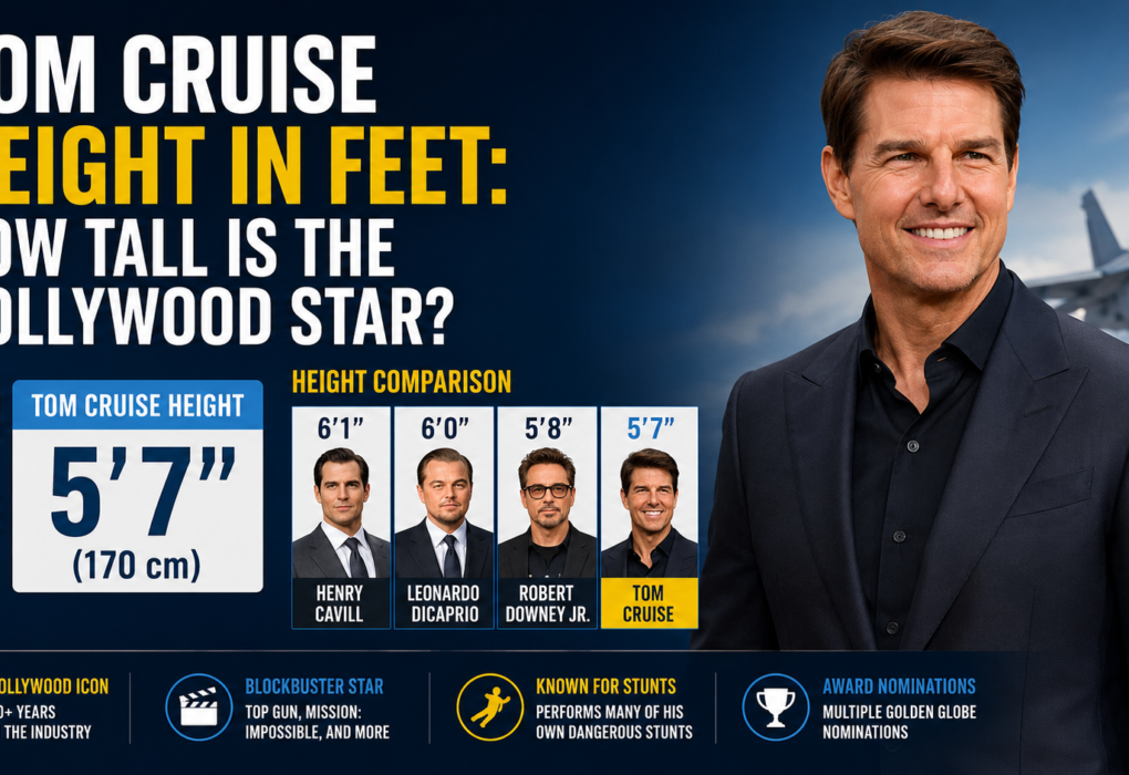 tom cruise height in feet