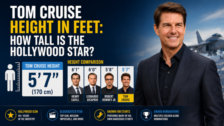 tom cruise height in feet